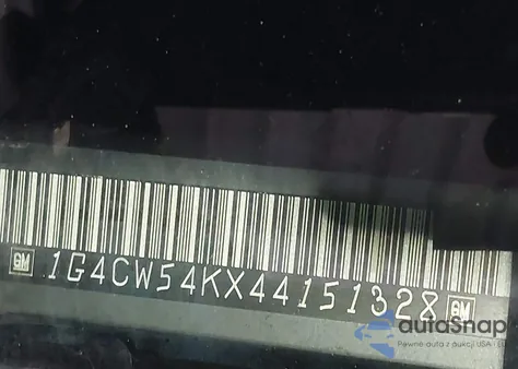 2004 Buick Park Avenue из США, поврежденный, VIN 1G4CW54KX44151328